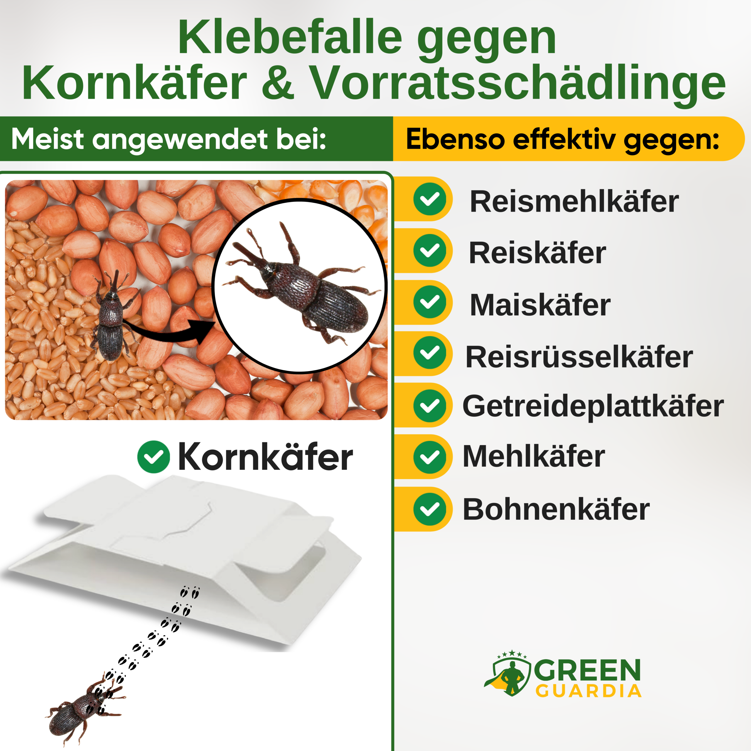 Kornkäfer Falle mit Spezial-Lockstoff