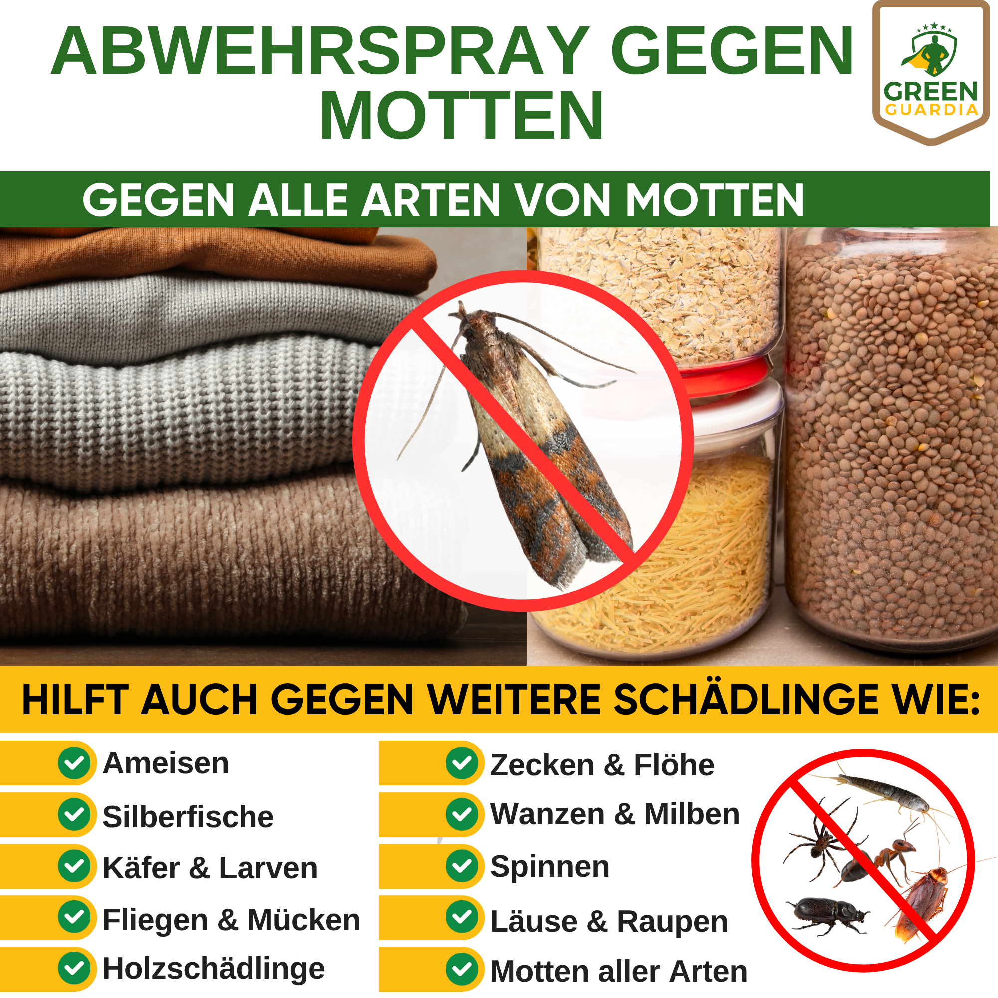 Motten-Abwehrspray Power-Konzentrat