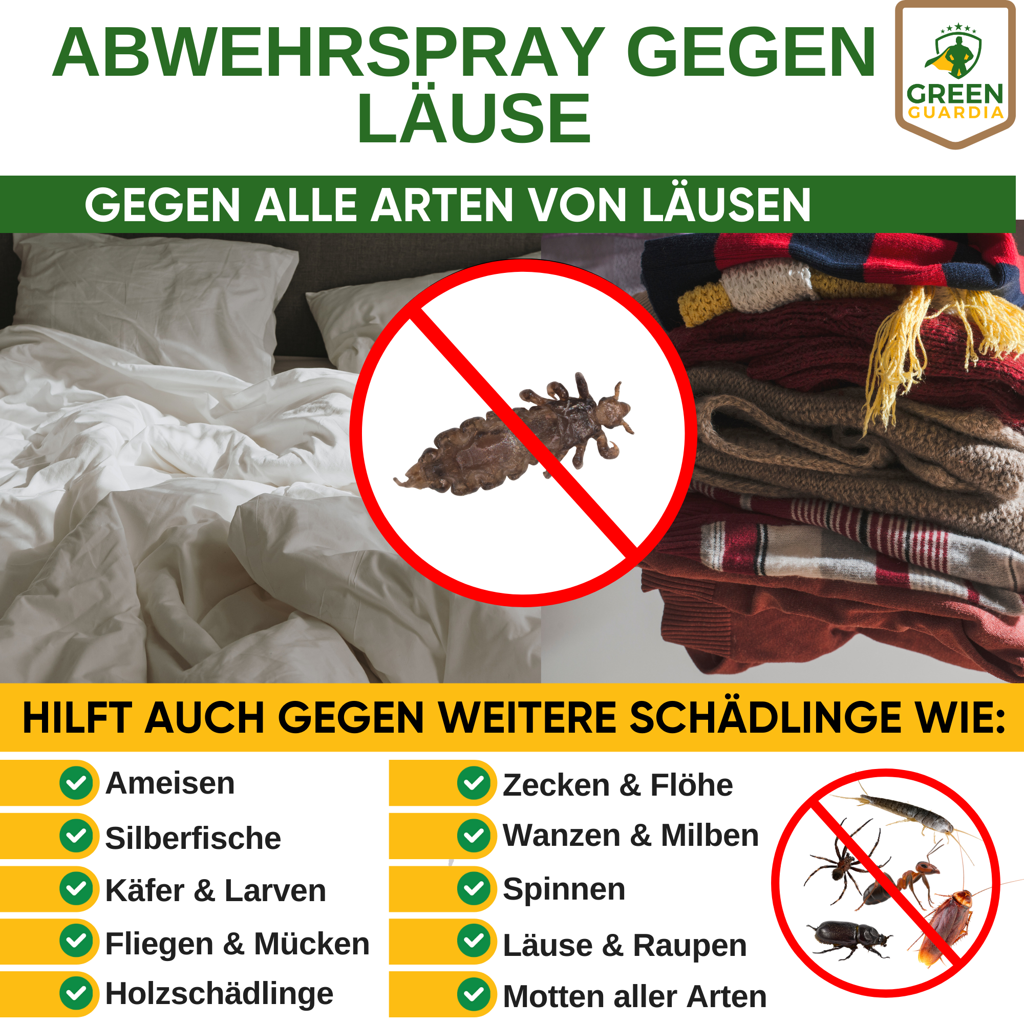 Läuse-Abwehrspray Power-Konzentrat