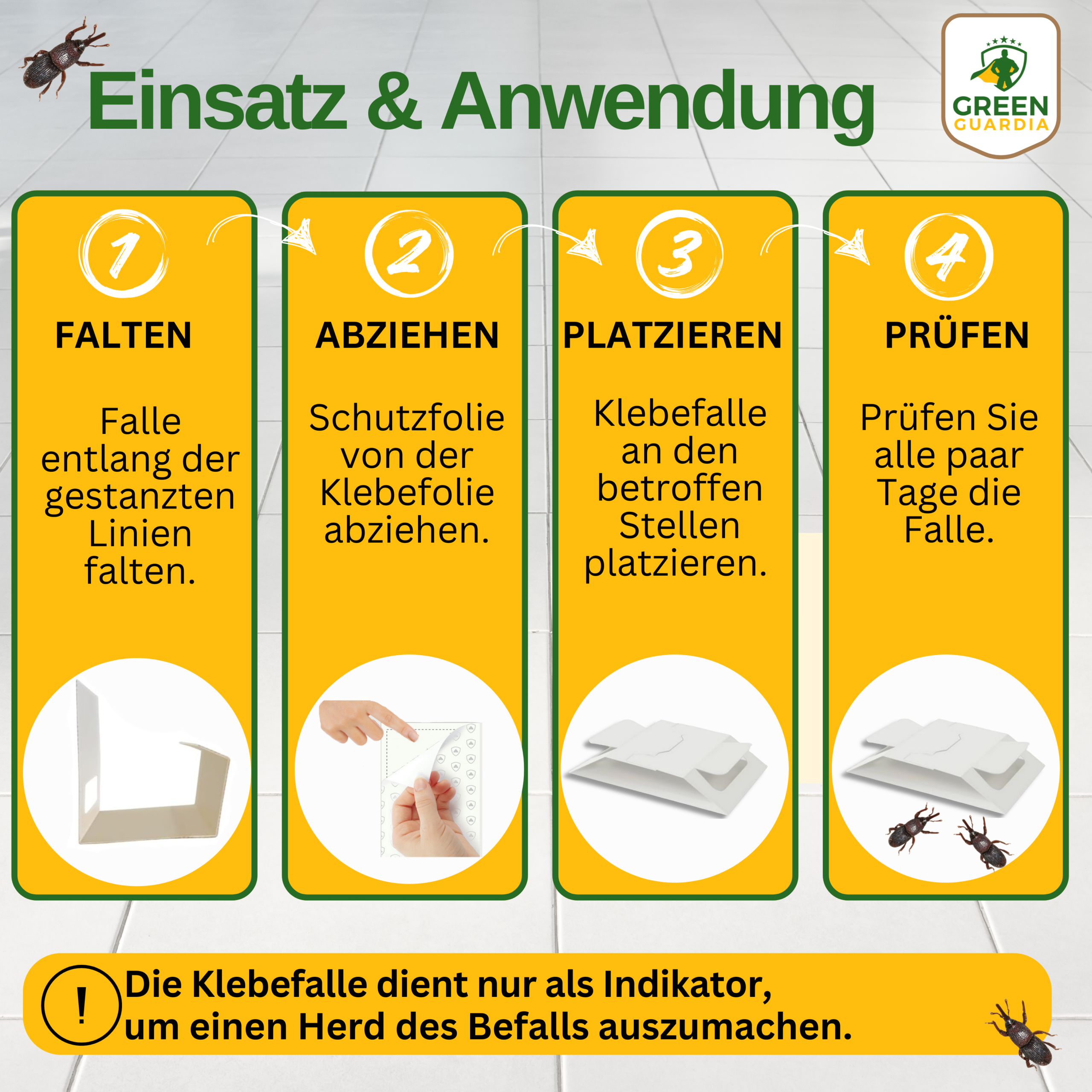 Kornkäfer Falle mit Spezial-Lockstoff