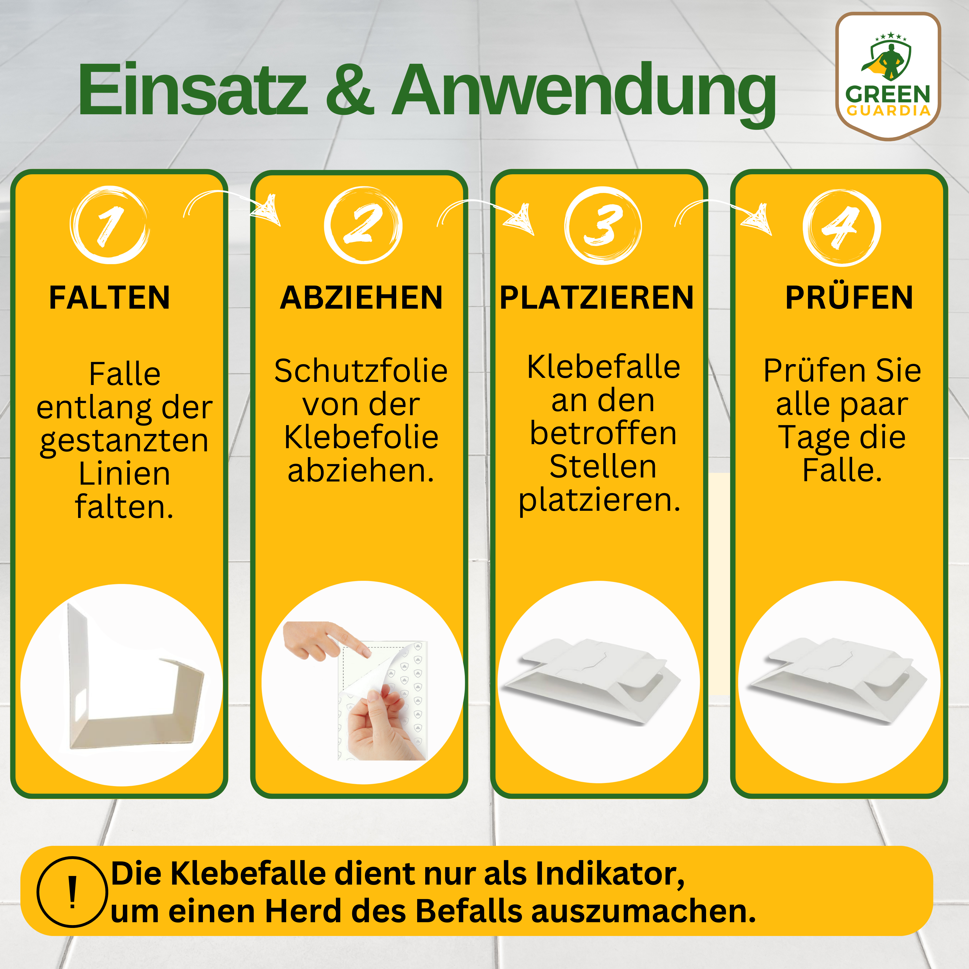 Käfer Falle mit Spezial-Lockstoff