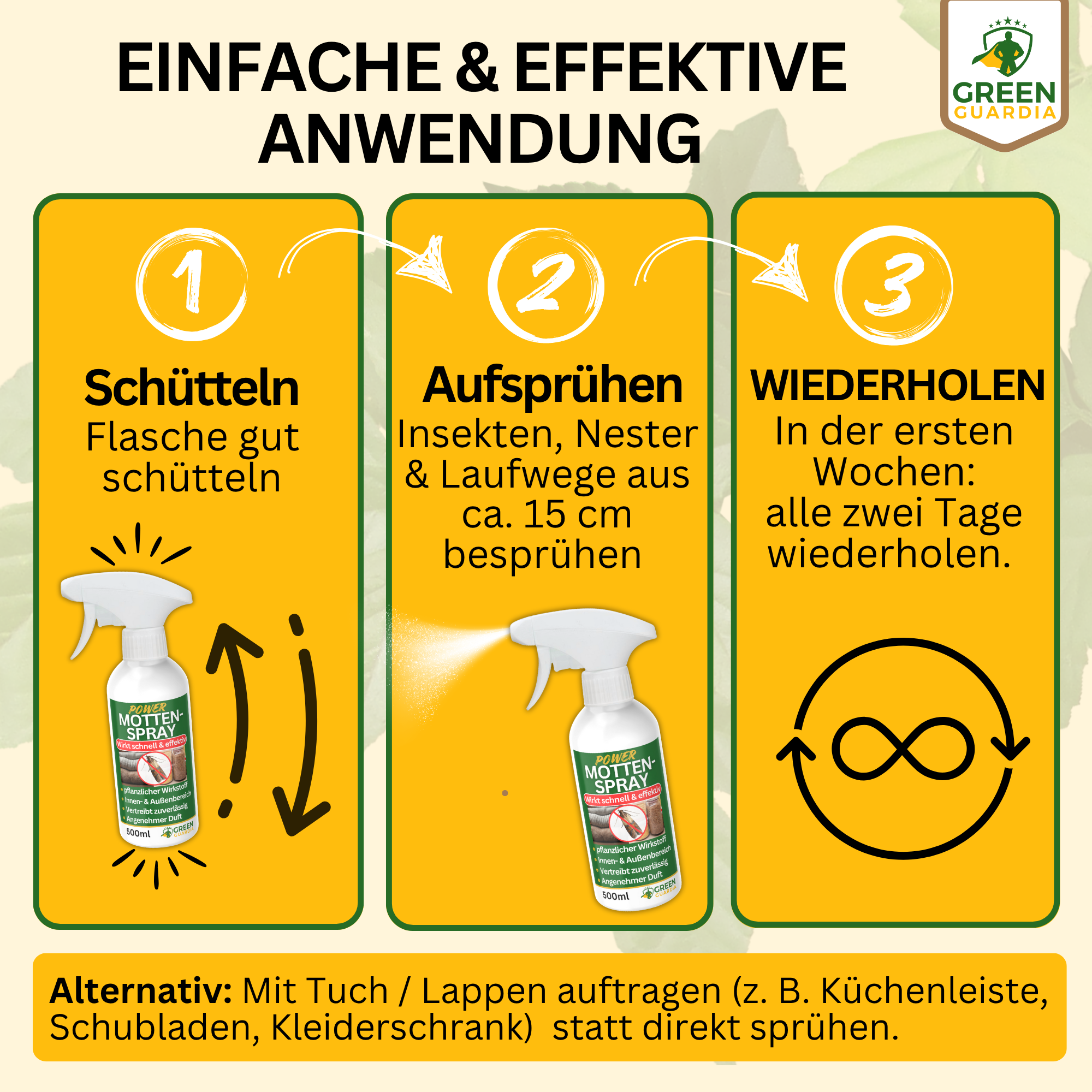 Motten-Abwehrspray Power-Konzentrat
