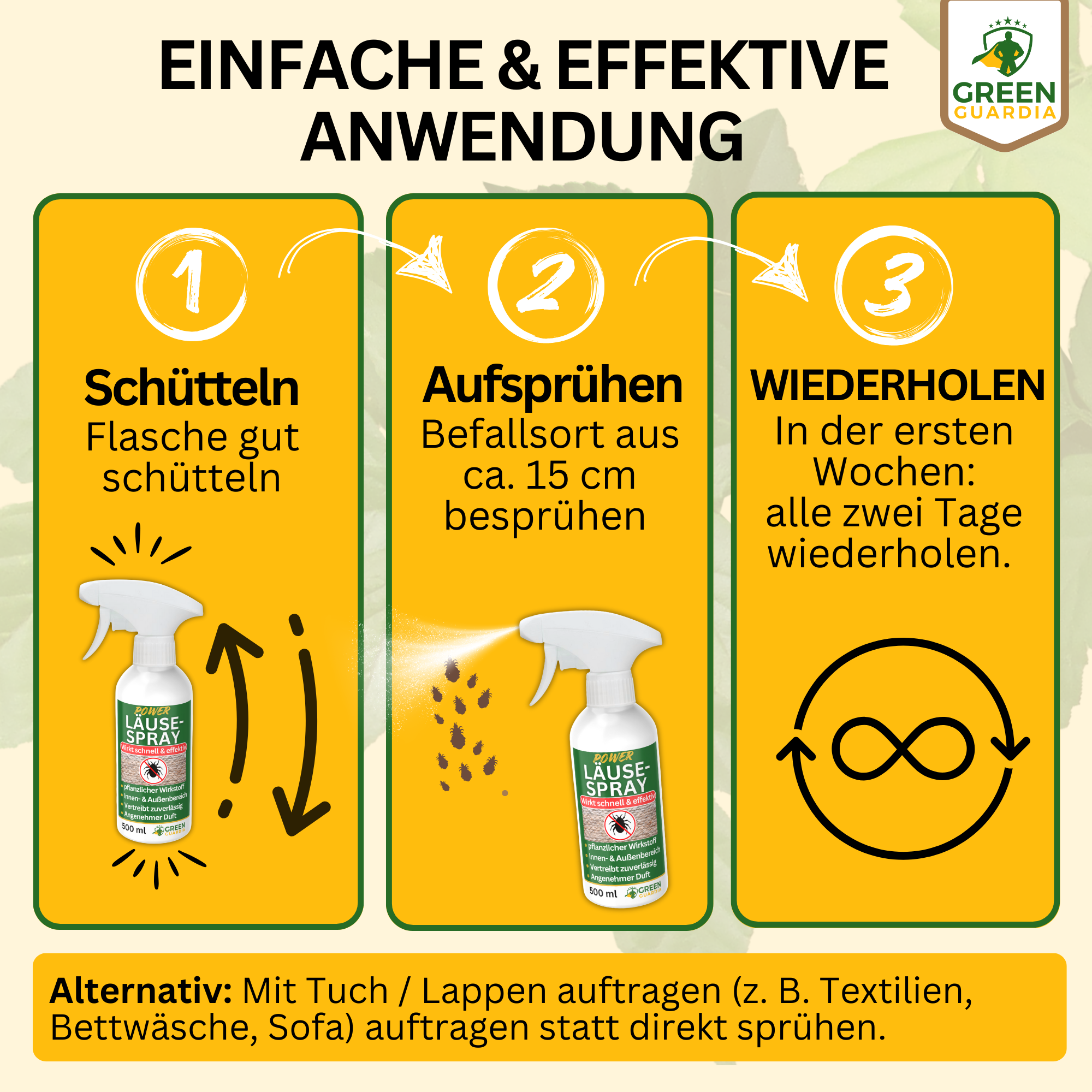 Läuse-Abwehrspray Power-Konzentrat