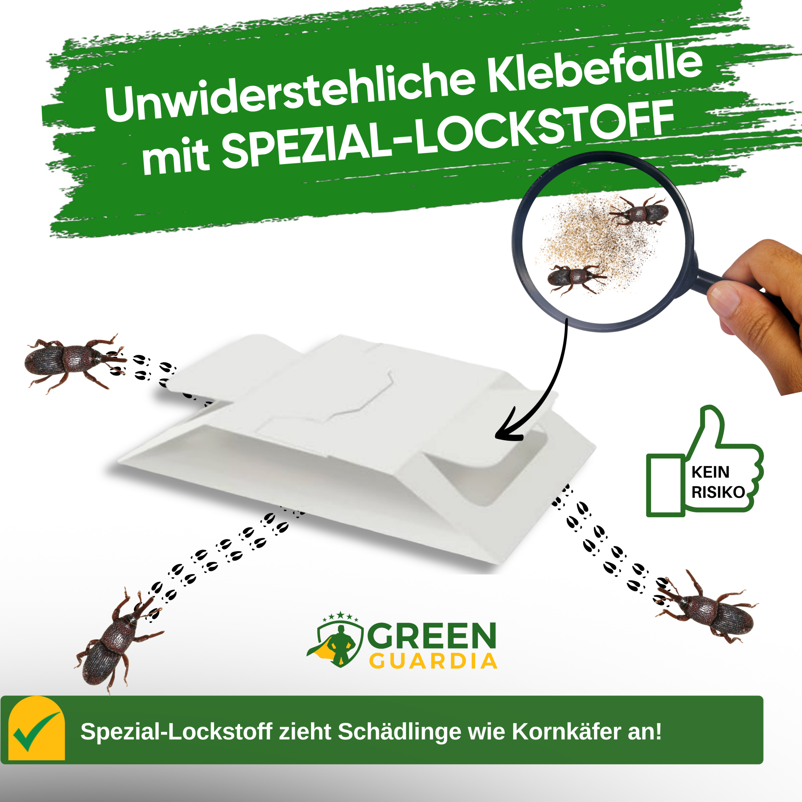 Kornkäfer Falle mit Spezial-Lockstoff