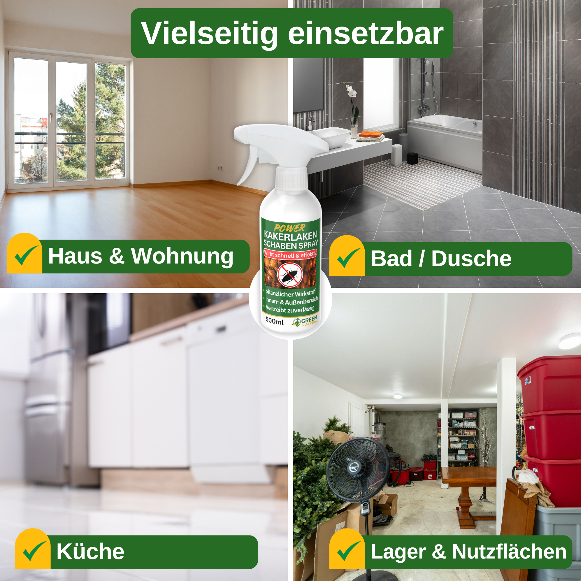 Kakerlaken / Schaben-Abwehrspray Power-Konzentrat