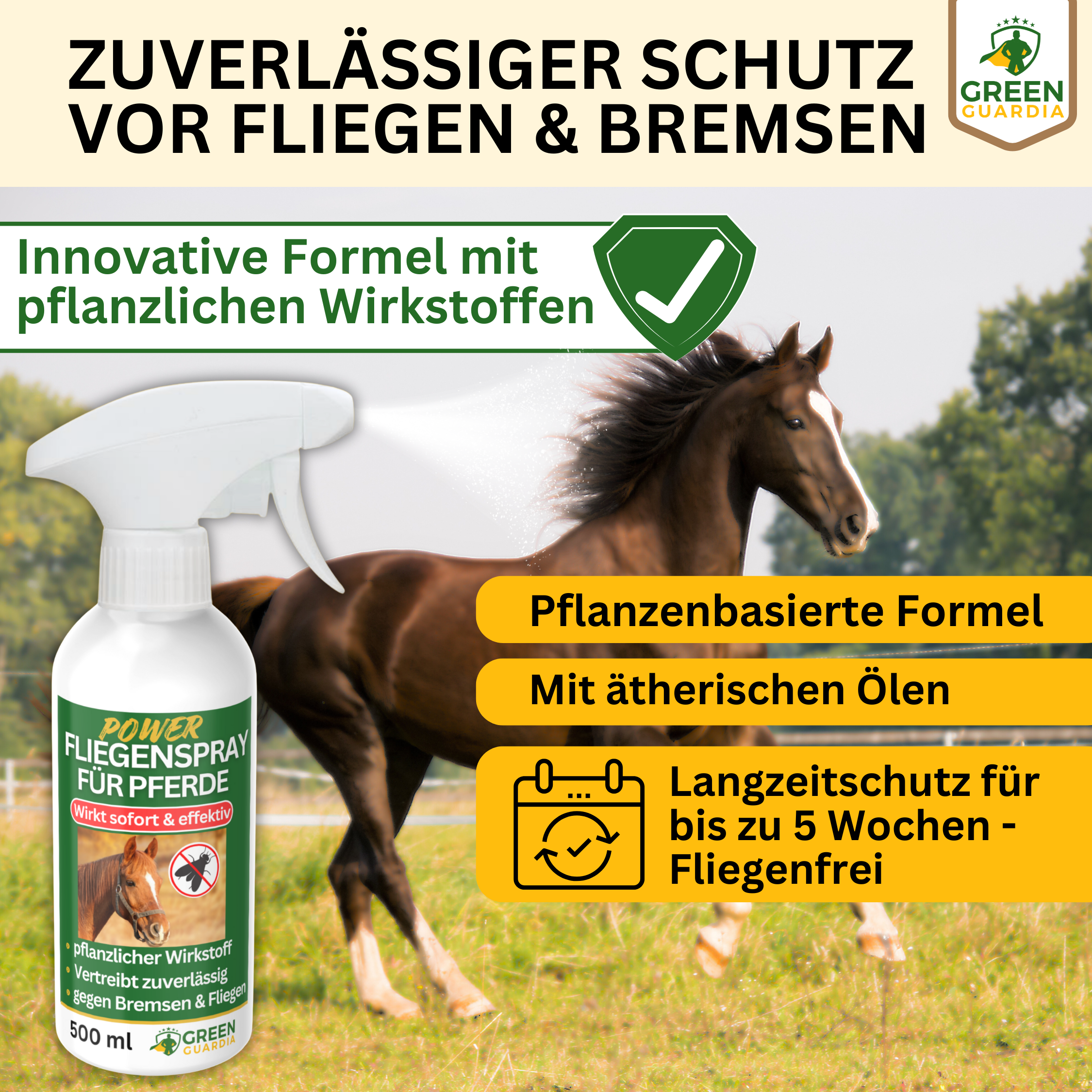 Bremsen/Fliegen Abwehrspray Power-Konzentrat für Pferde