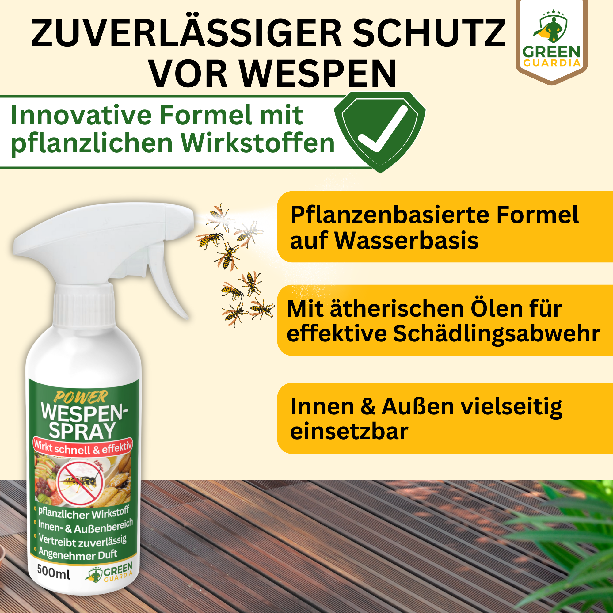 Wespen-Abwehrspray Power-Konzentrat