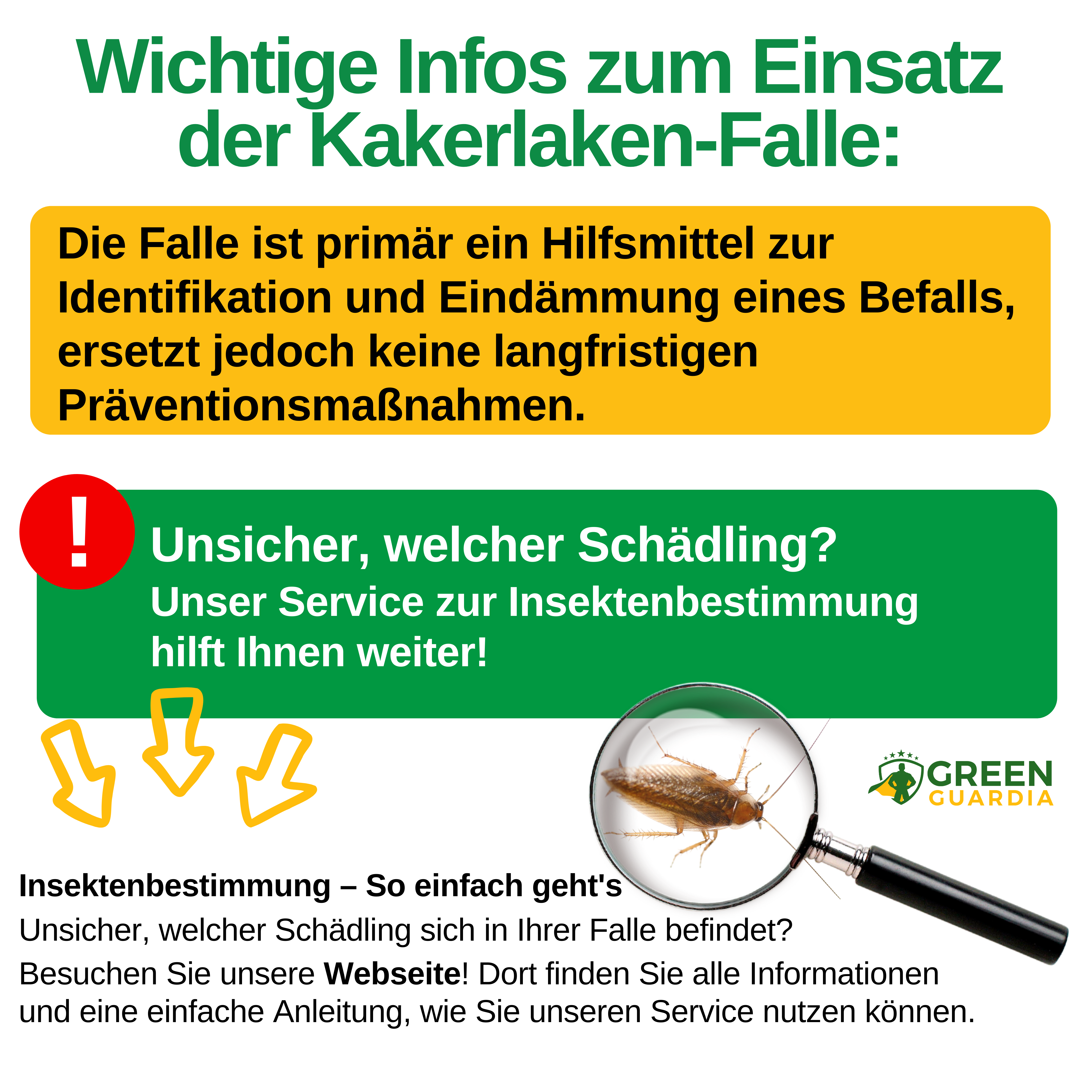 Cockroach trap with special attractant