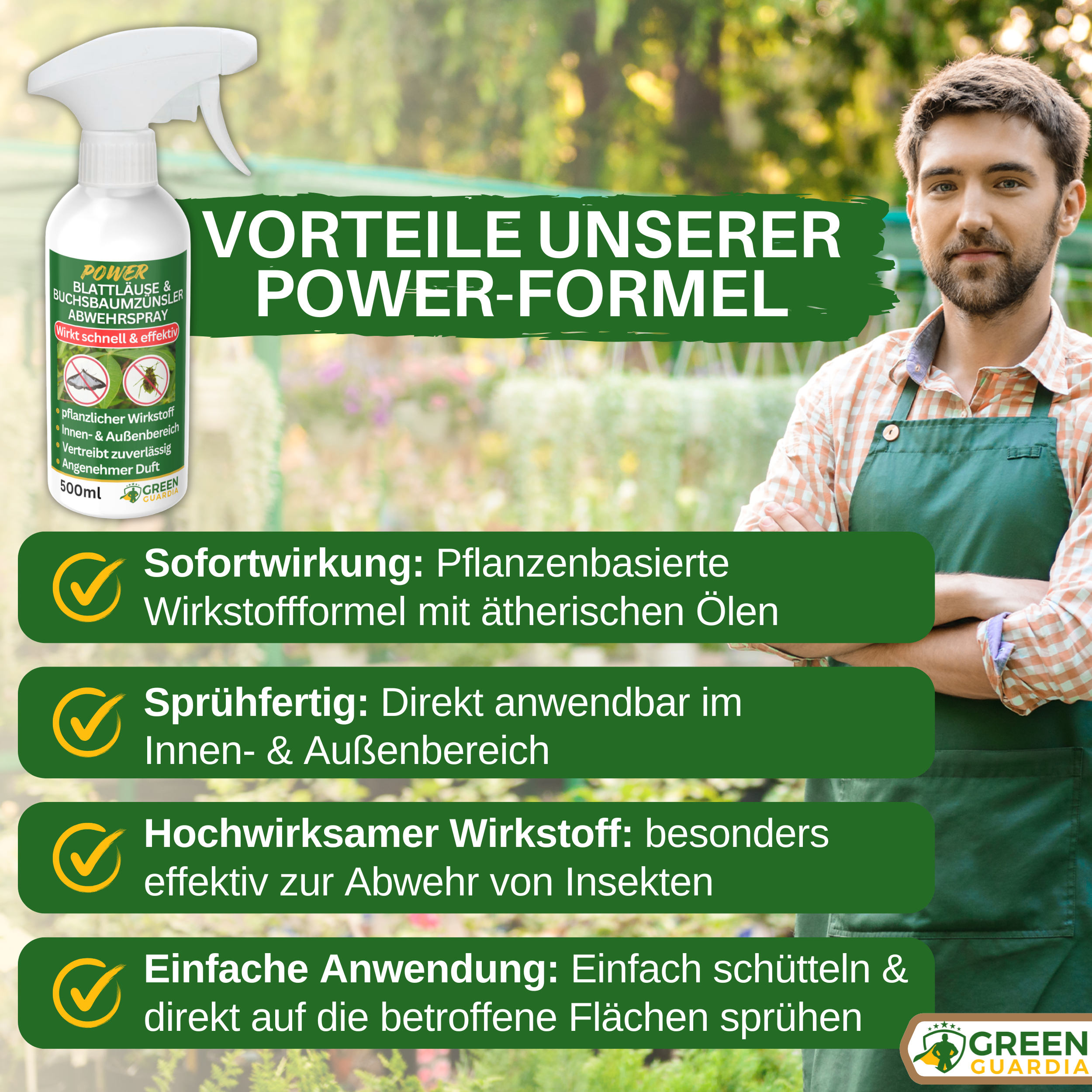 Blattläuse Abwehrspray Power-Konzentrat