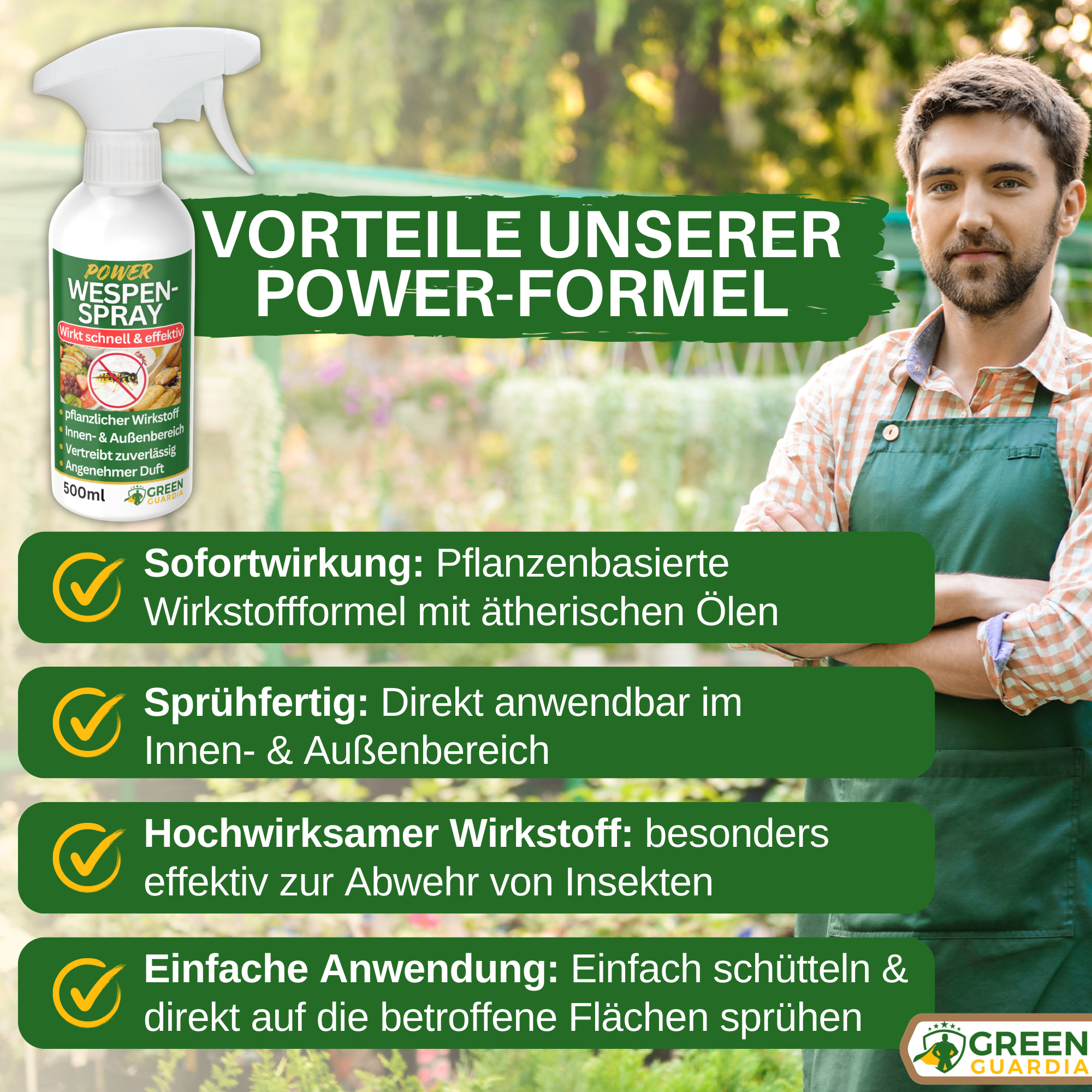 Wespen-Abwehrspray Power-Konzentrat