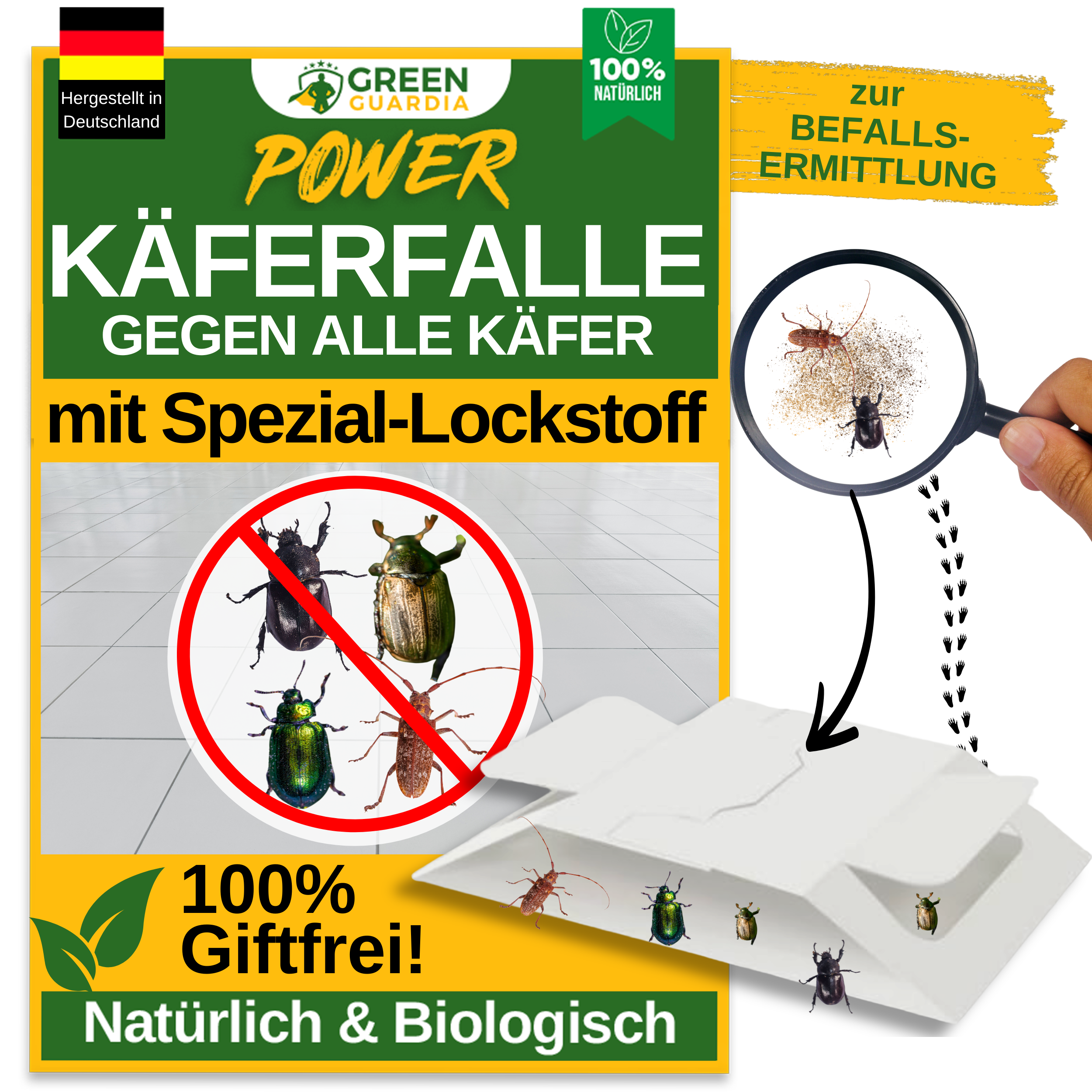 Käfer Falle mit Spezial-Lockstoff
