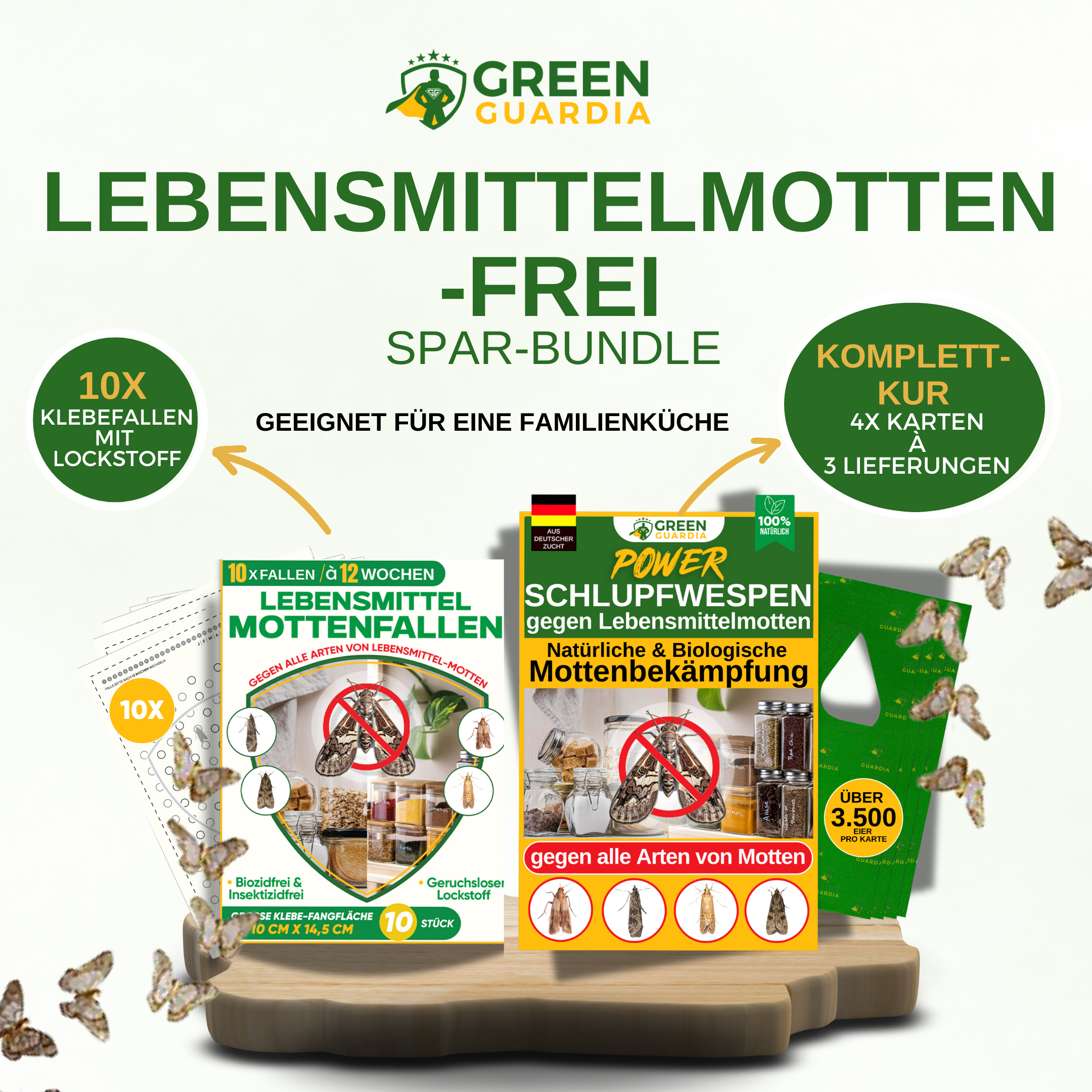 Lebensmittelmotten Bundle - "Mottenfrei in der Küche!"