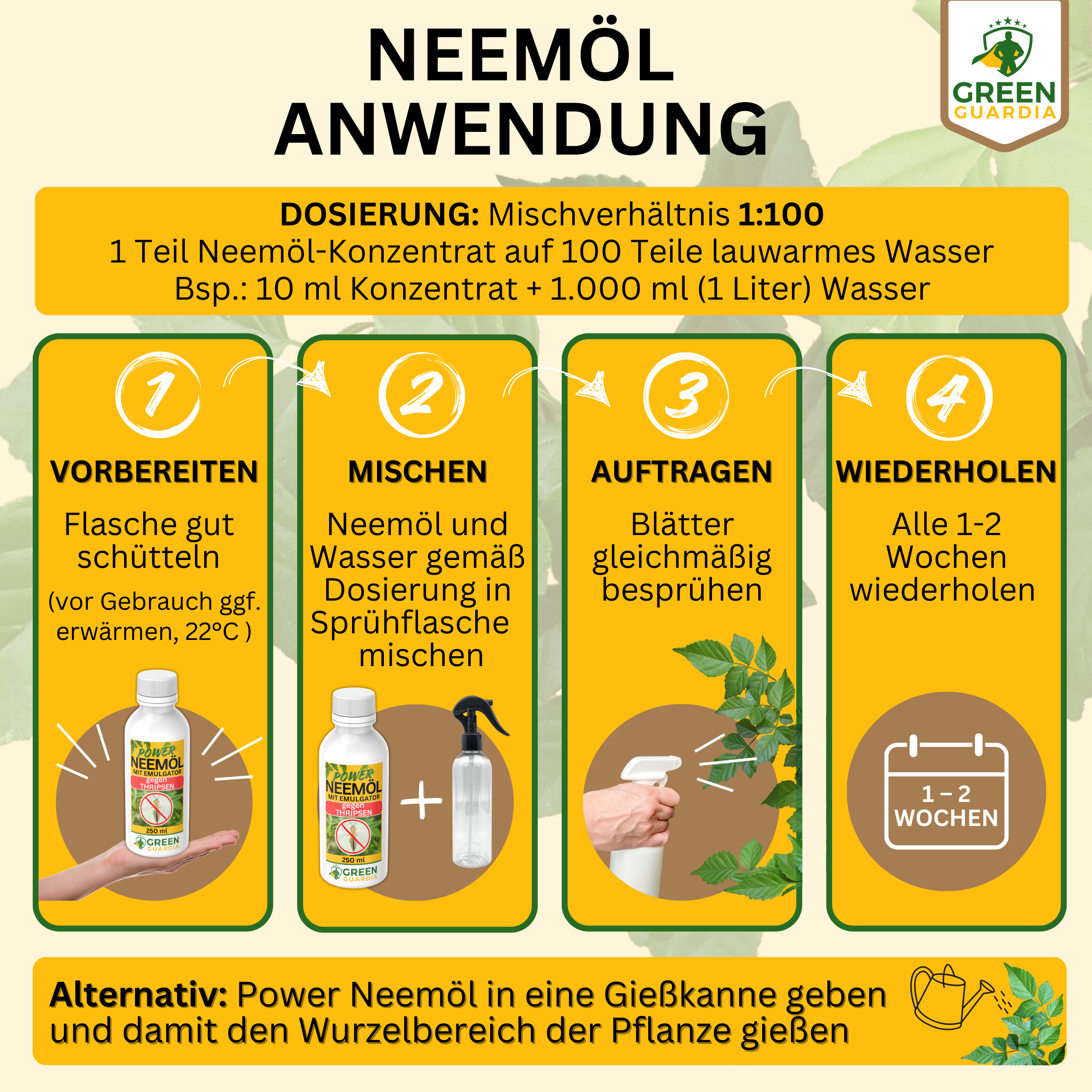 Power Neemöl gegen Thripse