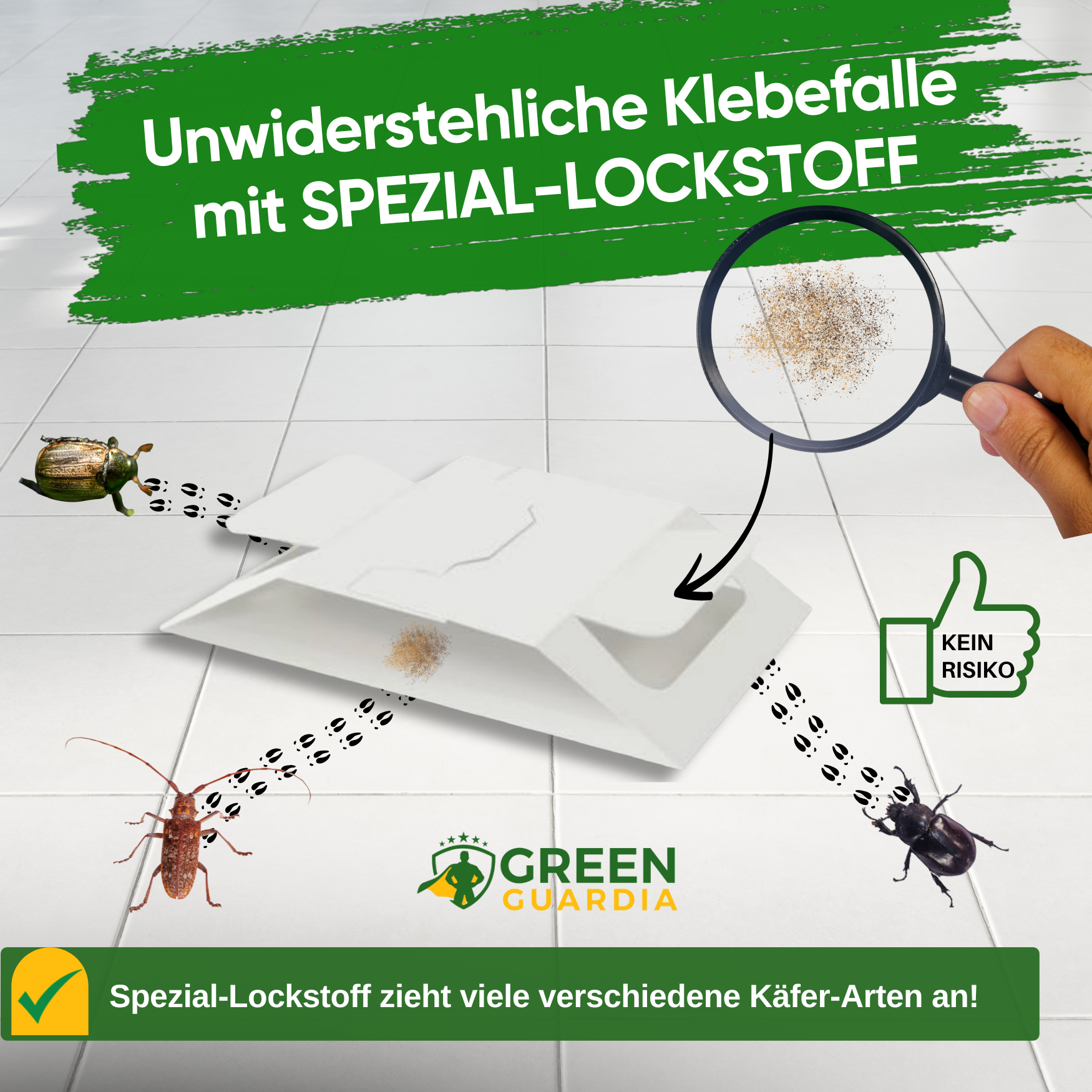 Käfer Falle mit Spezial-Lockstoff