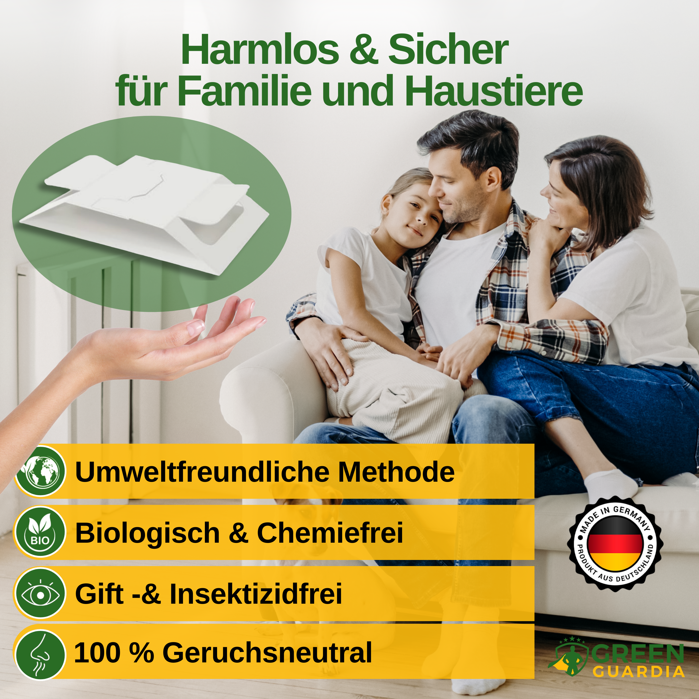Silberfisch Falle mit Spezial-Lockstoff