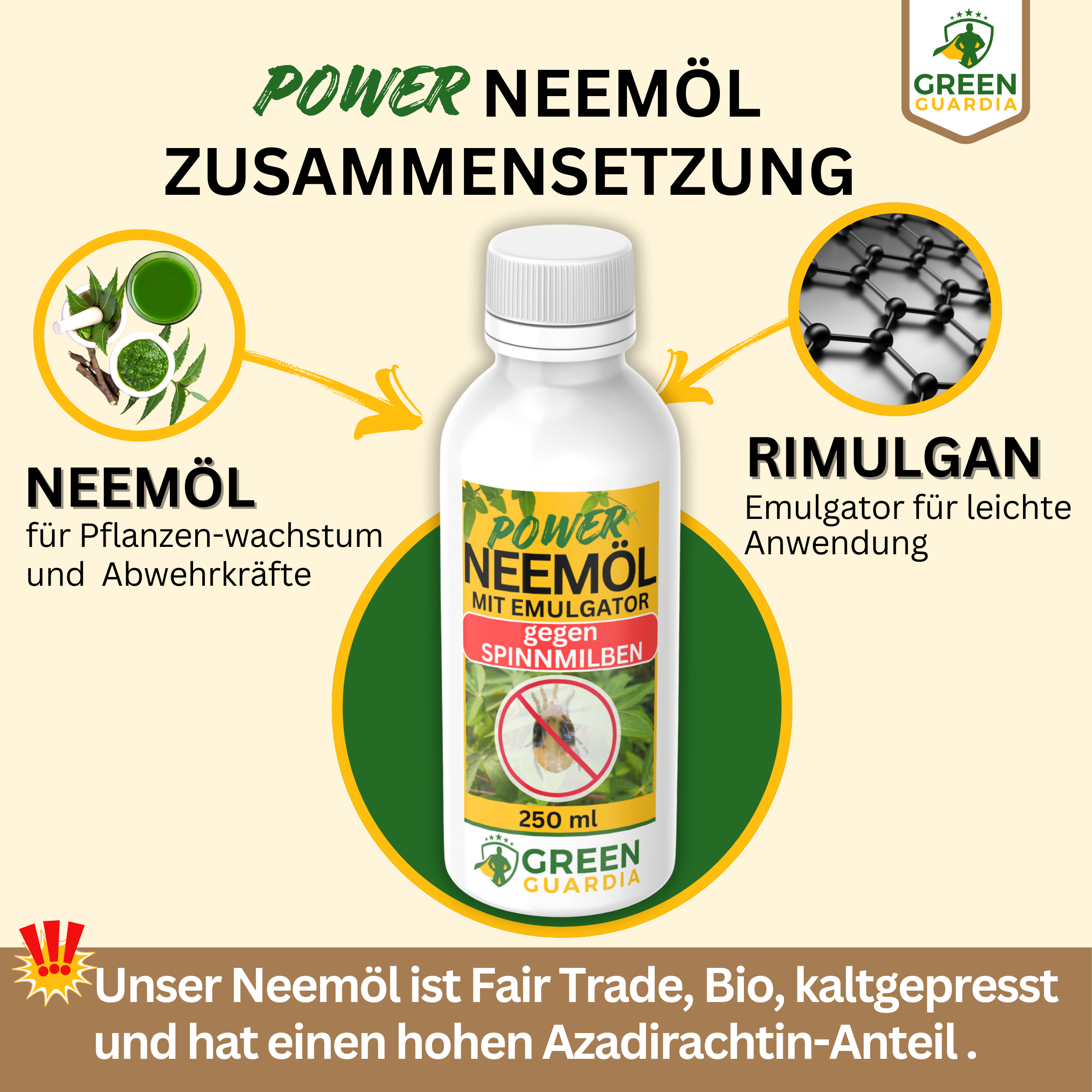 Power Neem oil against spider mites 