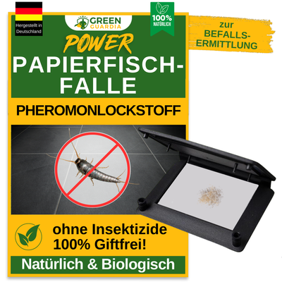Papierfisch Falle mit Pheromon-Lockstoff