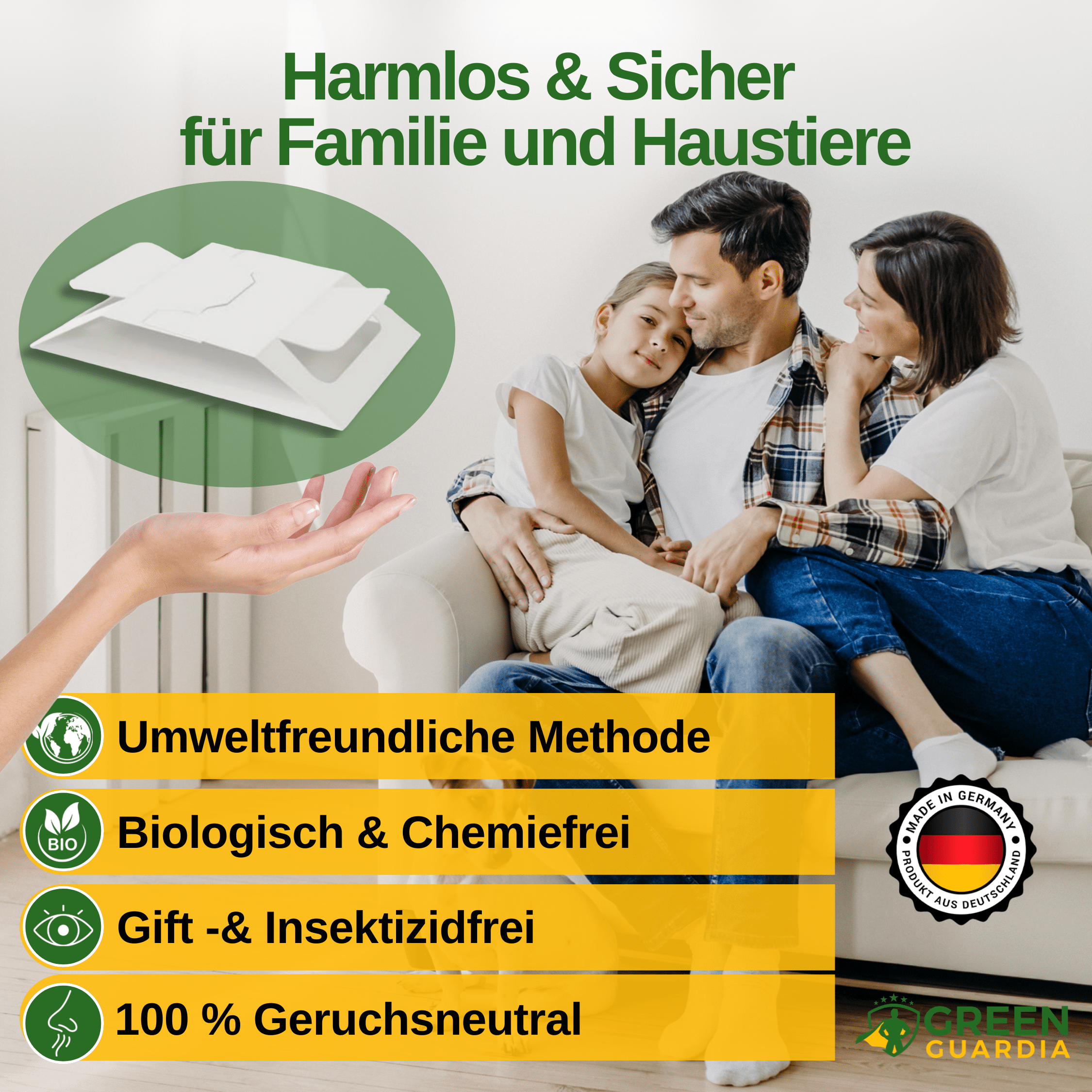 Ameisen Falle mit Spezial - Lockstoff - Green Guardia - Ihr Experte für Schädlinge und Pflanzen