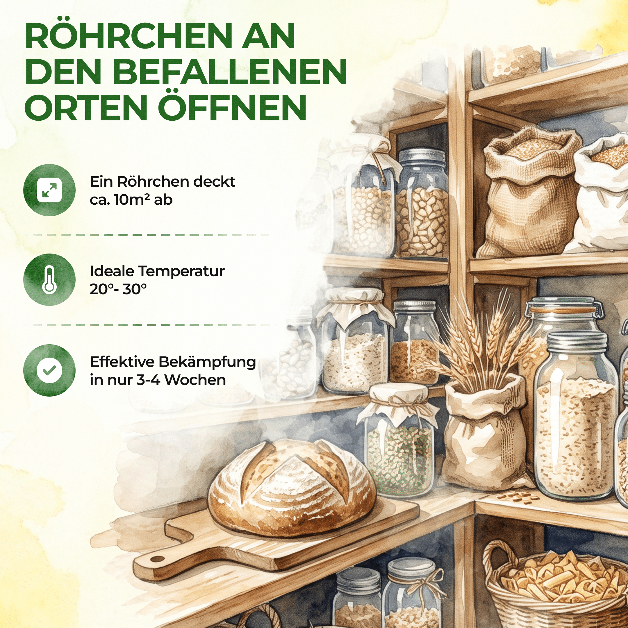 Ameisenwespchen gegen Brotkäfer, Tabakkäfer & Co. - Green Guardia - Ihr Experte für Schädlinge und Pflanzen
