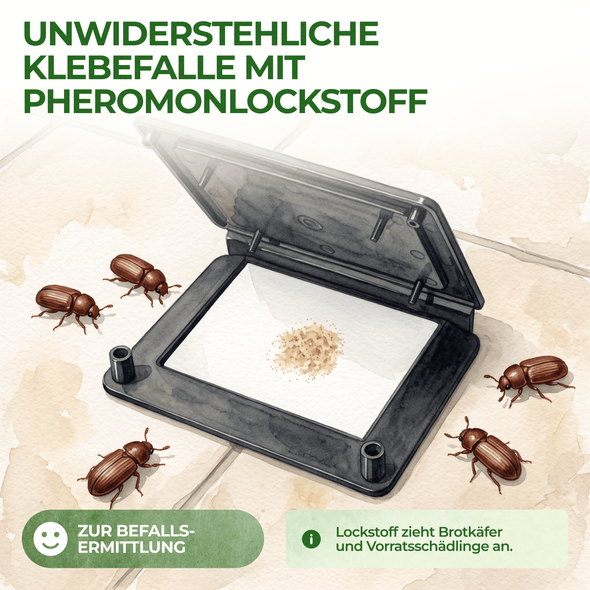 Brotkäfer Falle - Green Guardia - Ihr Experte für Schädlinge und Pflanzen