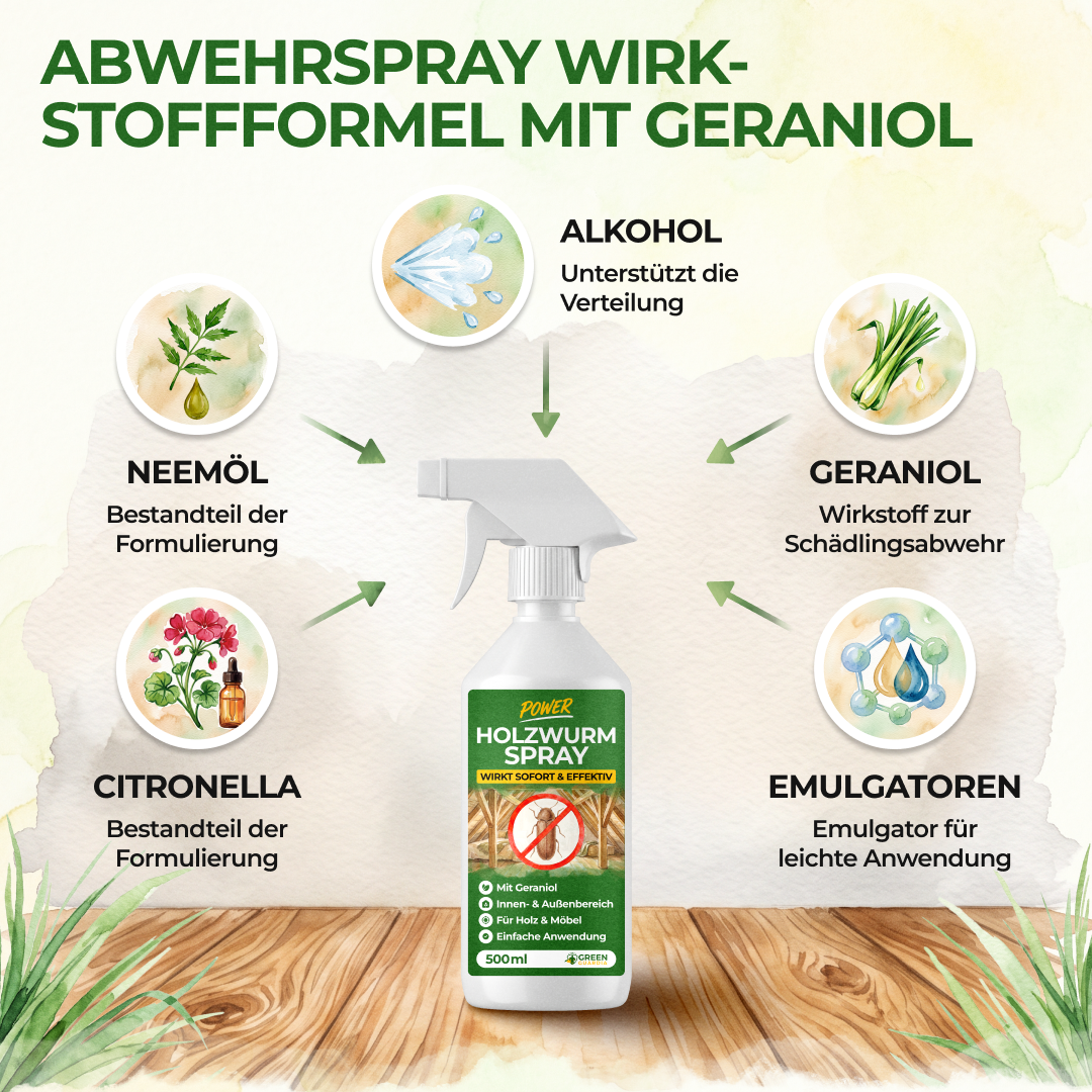 Concentrado en spray repelente de carcoma - 500 ml