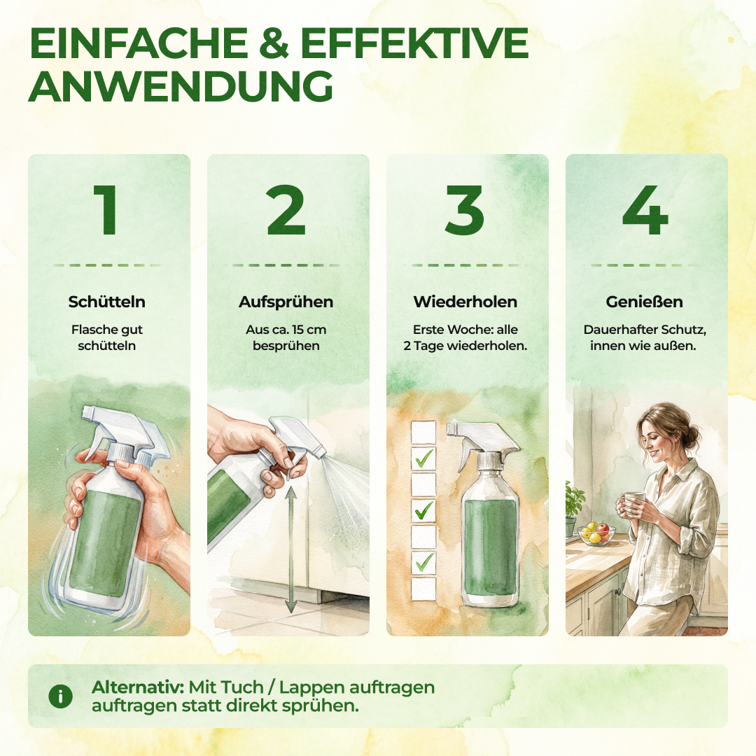 Concentrado potente de repelente de cucarachas en spray - 500 ml