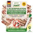 Lagerpiraten mot skafferibaggar, rismjölbaggar, pälsbaggar och mattbaggar
