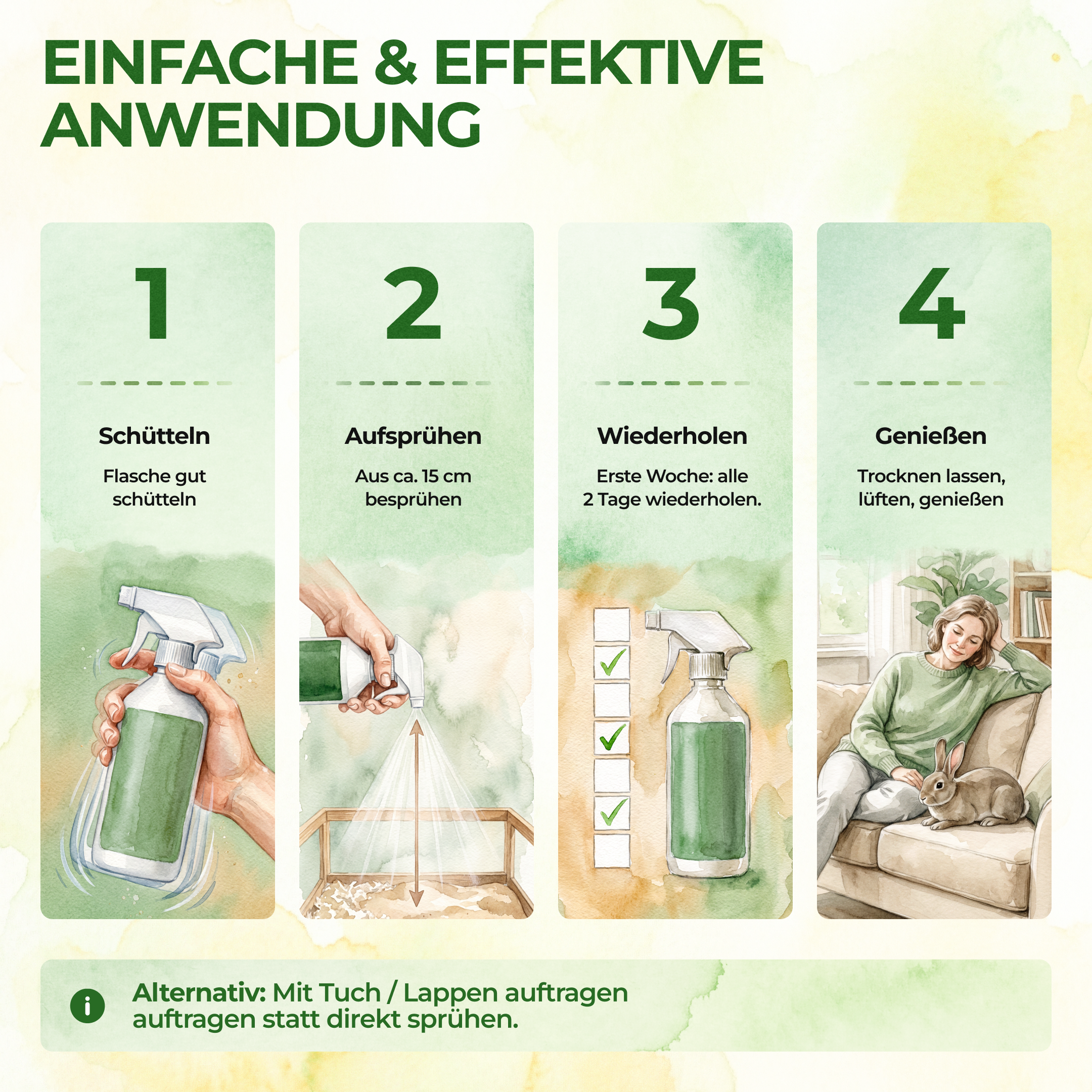 Milben-Abwehrspray für Kleintiere – Power-Konzentrat 500 ml