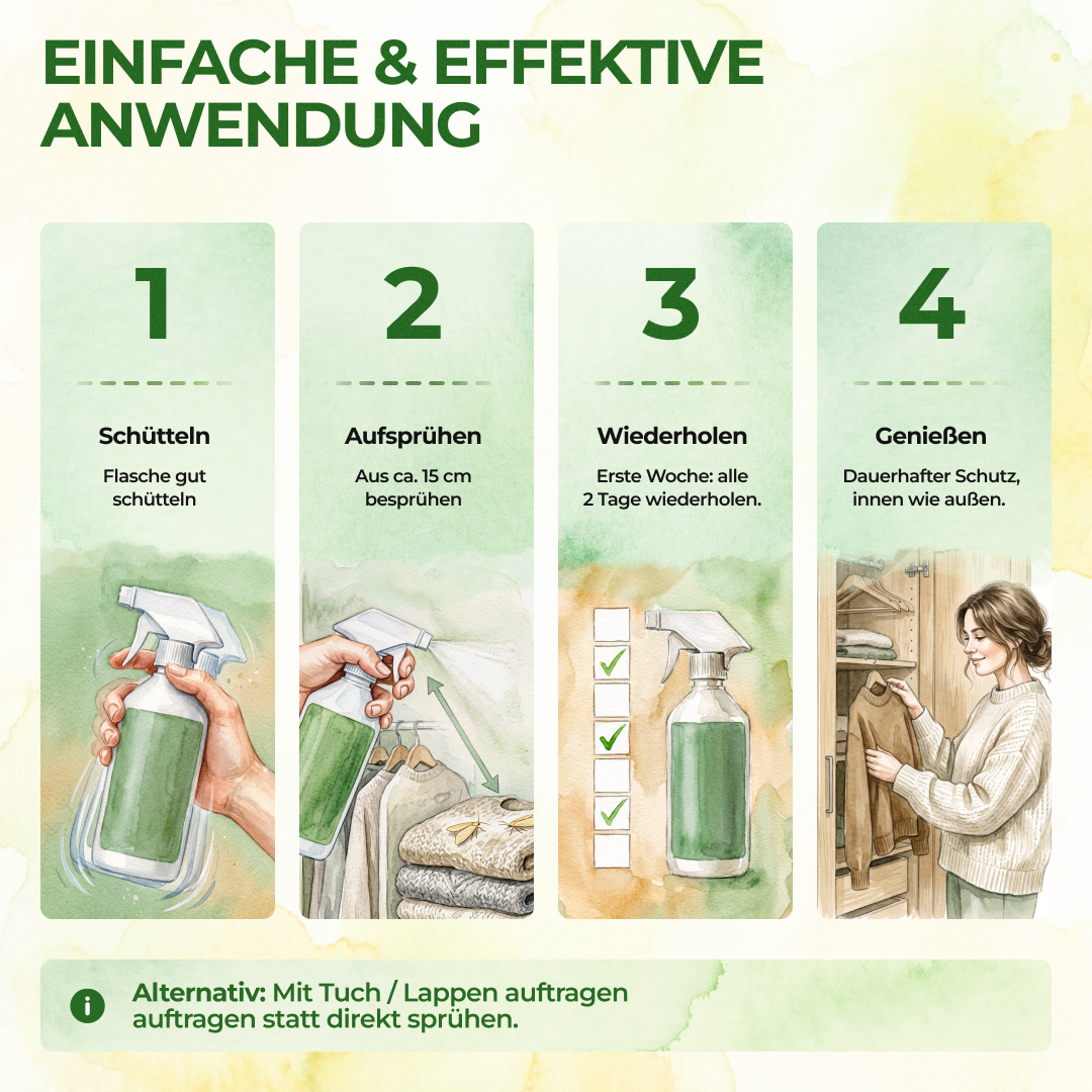 Motten-Abwehrspray Power-Konzentrat - 500ml