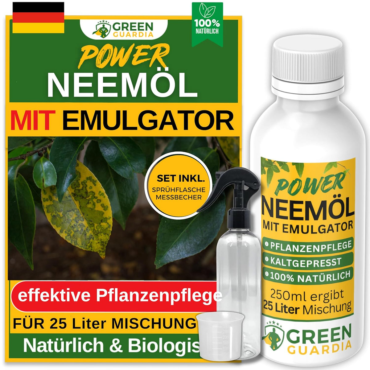 Power Neeml mit Emulgator fr Zimmerpflanzen & Garten