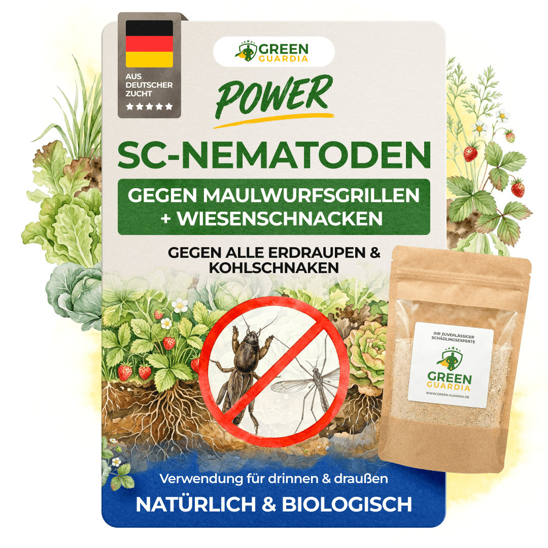 wie lange kann man nematoden im kühlschrank aufbewahren SC-Nematoden gegen Maulwurfsgrillen, Wiesenschnaken und Erdraupen
