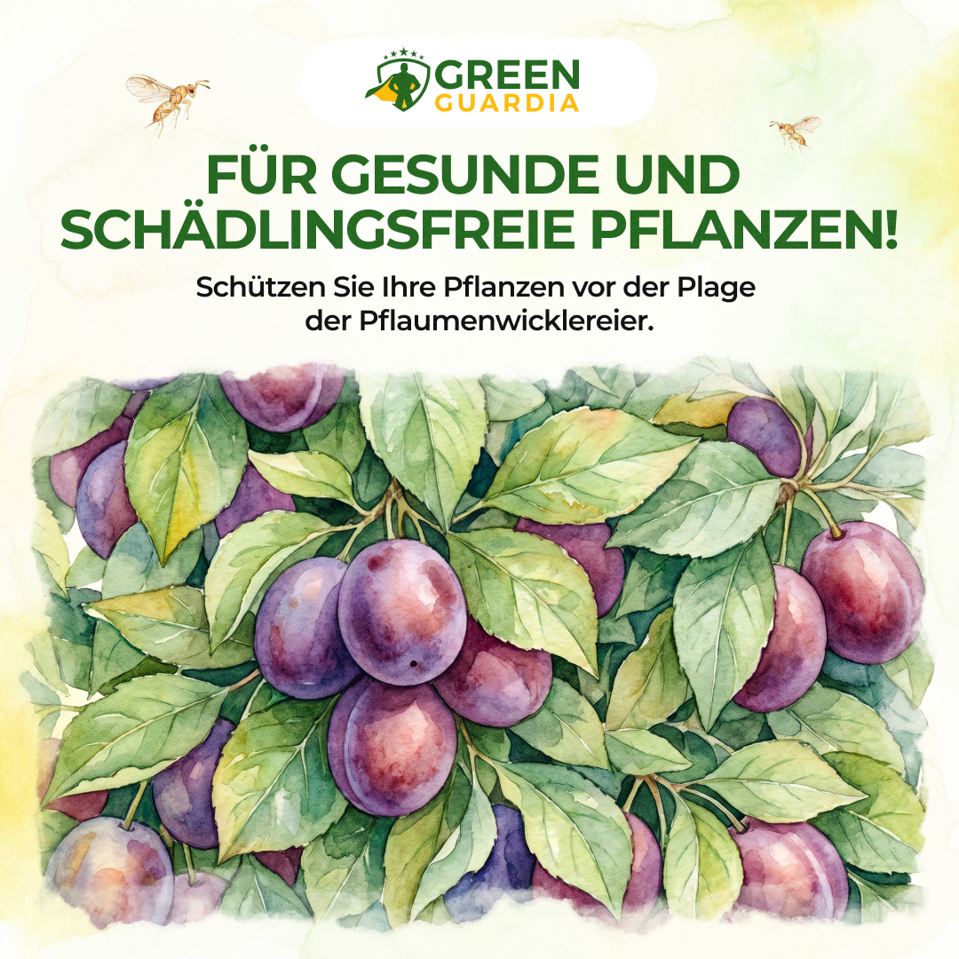 Schlupfwespen gegen Pflaumenwickler - Green Guardia - Ihr Experte für Schädlinge und Pflanzen