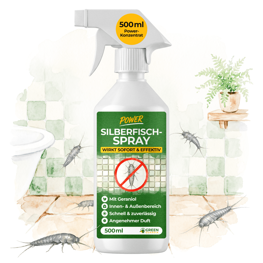 Silberfisch / Papierfisch Abwehrspray Power-Konzentrat - 500ml - Green Guardia - Ihr Experte für Schädlinge und Pflanzen
