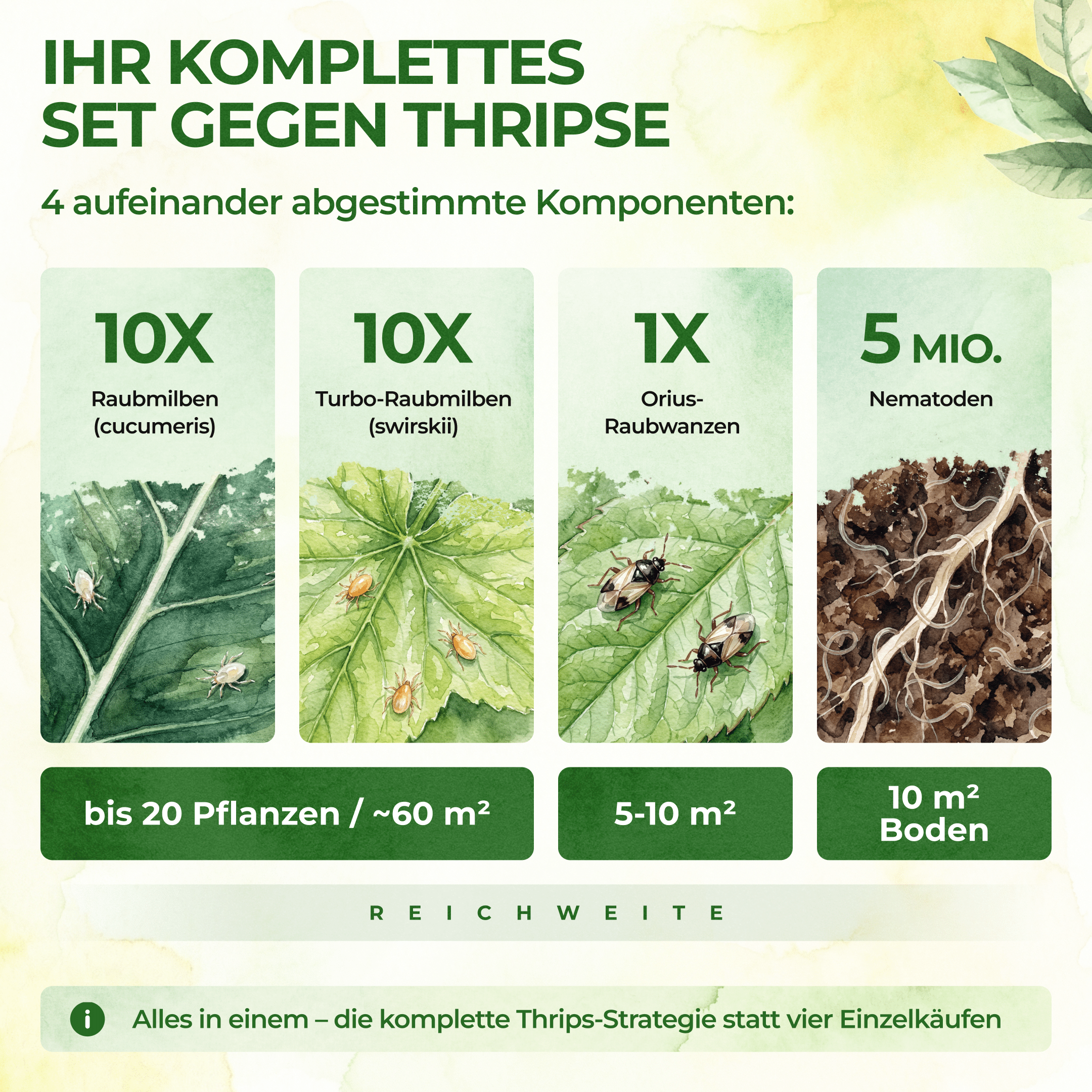 Thripse-Frei Bundle zur Soforthilfe - Green Guardia - Ihr Experte für Schädlinge und Pflanzen