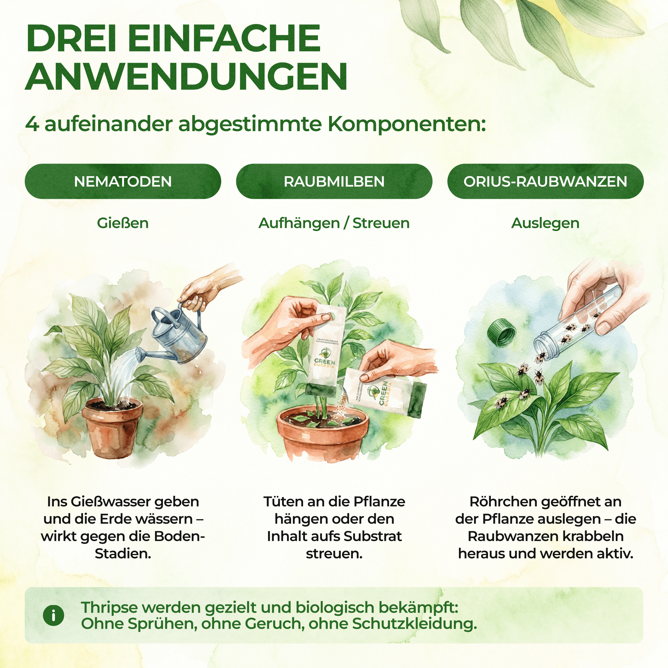 Thripse-Frei Bundle zur Soforthilfe - Green Guardia - Ihr Experte für Schädlinge und Pflanzen