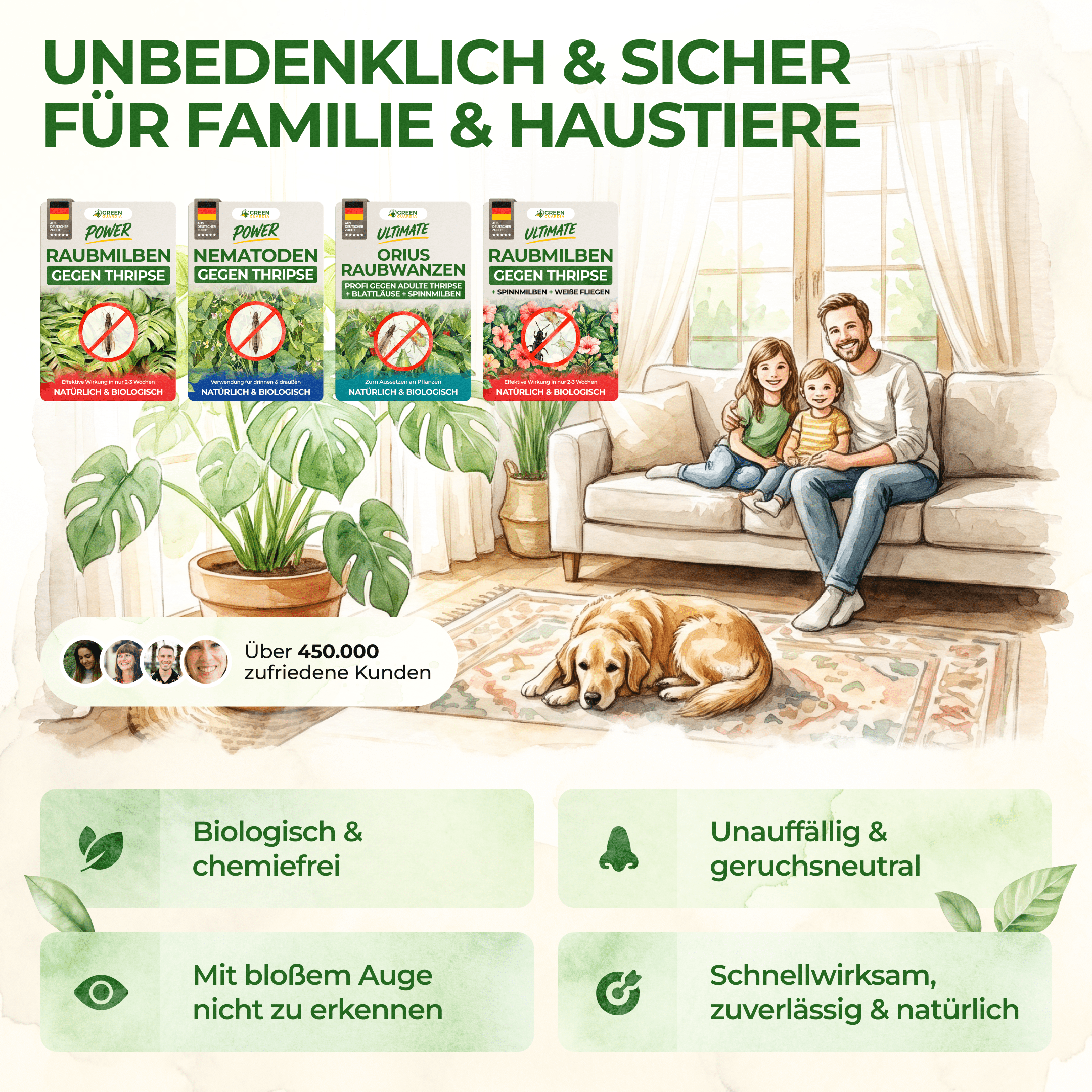 Thripse-Frei Bundle zur Soforthilfe - Green Guardia - Ihr Experte für Schädlinge und Pflanzen