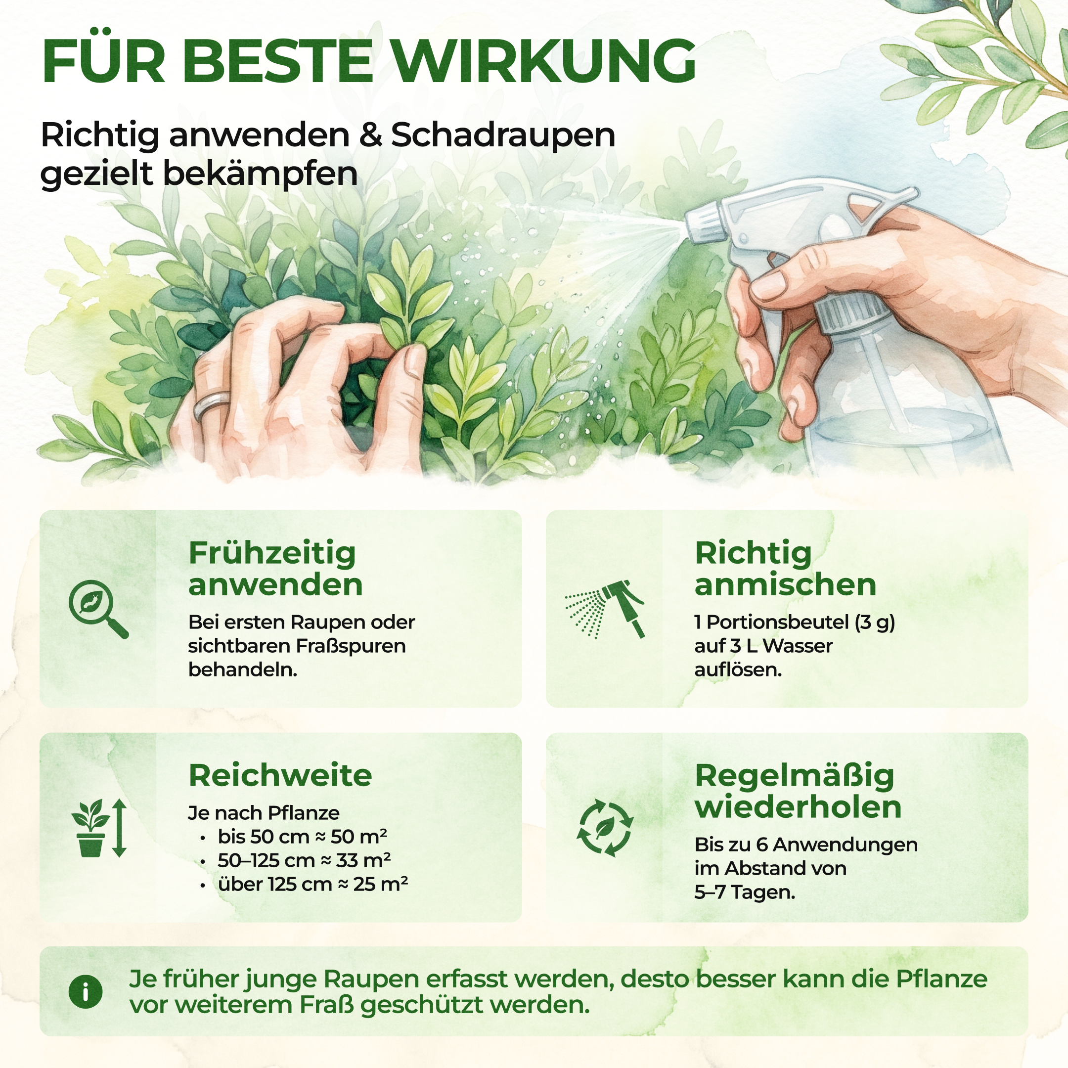 XenTari® Zünslerfrei & Raupenfrei, 2 x 3g