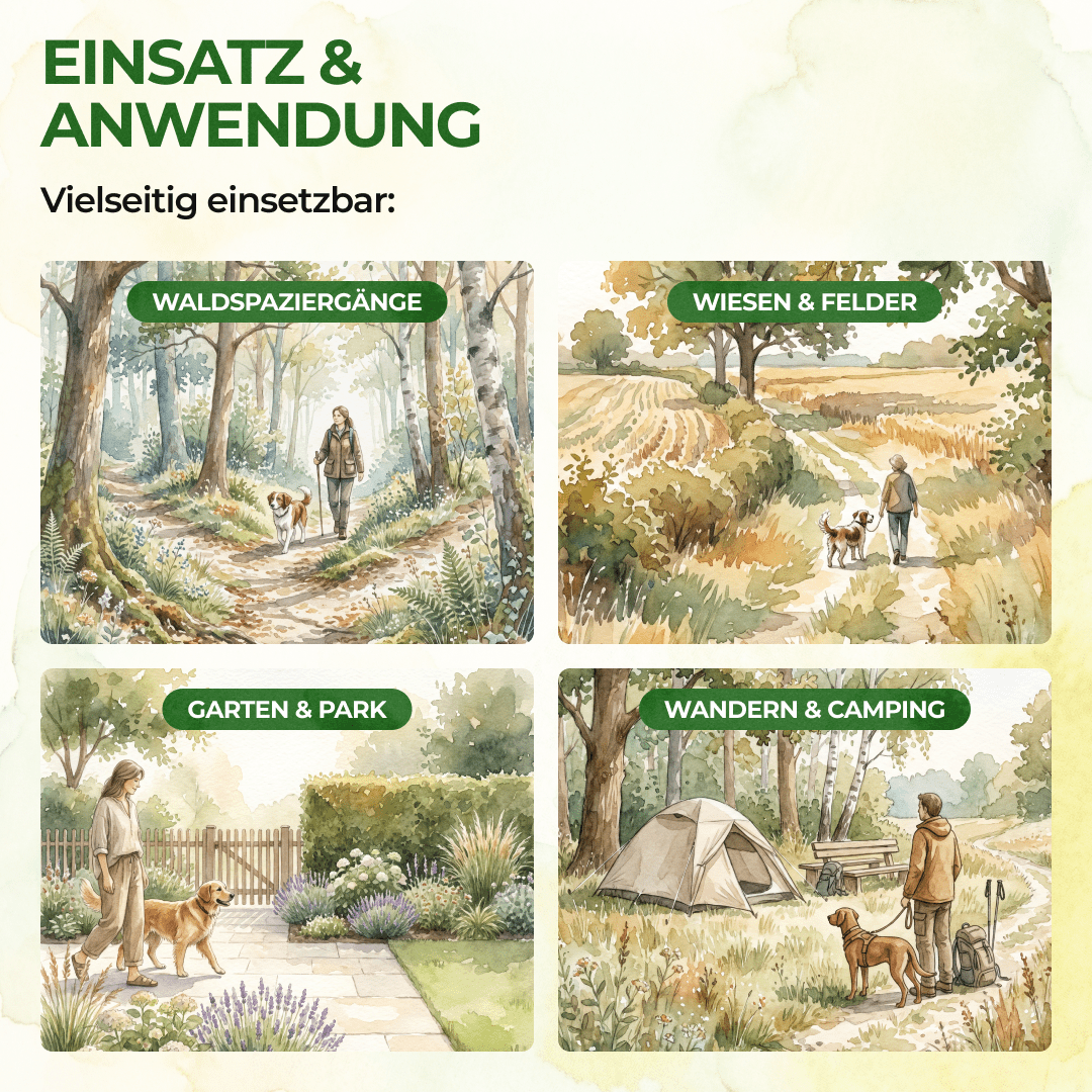 Zecken Abwehrspray Power-Konzentrat für Hunde - 500ml - Green Guardia - Ihr Experte für Schädlinge und Pflanzen